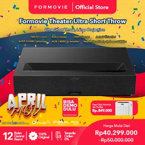 Formovie Theater 4K UHD Smart Projector 1800 ISO Lumens Android TV
