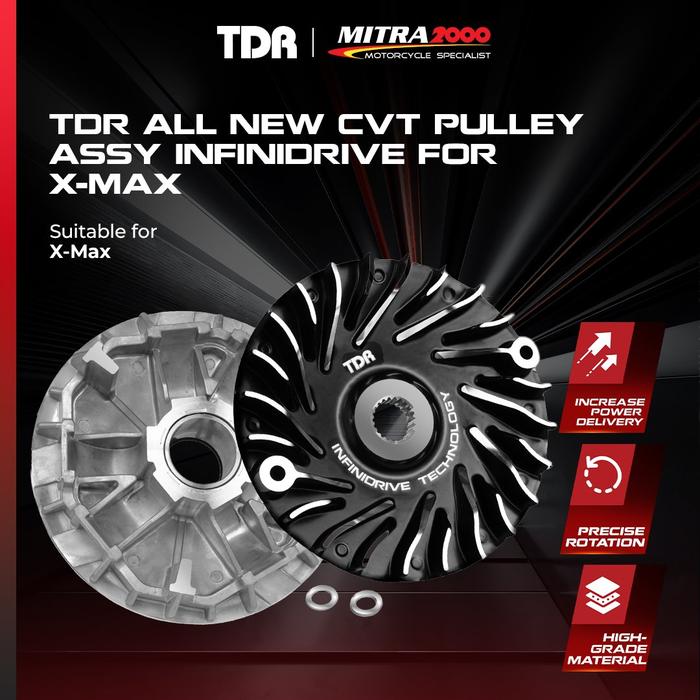 Gambar TDR CVT Pulley Assy Infinidrive For X-Max dari Mitra 2000 Kota Administrasi Jakarta Timur Tokopedia
