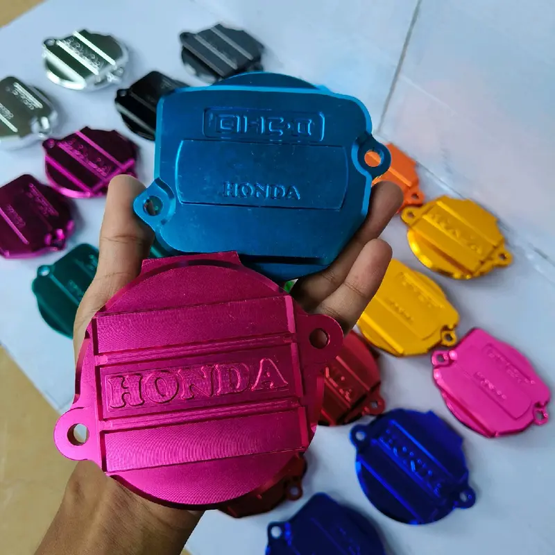 TUTUP TIMING / TUTUP NOKEN CNC ANODIZE model OHC ll GL 125 & TLR Helibars Tiger , cb , gl , megapro dll 1