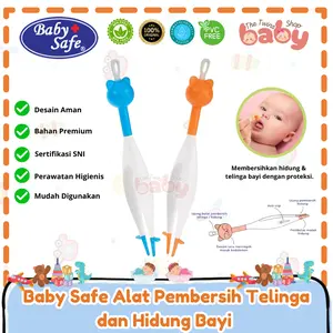 Baby Safe Alat Pembersih Telinga & Hidung Bayi | NAS03 Baby Nose & Ear Picker