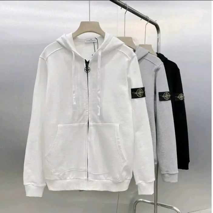 Jaket sweater hoodie ziper , fulltag dan label 0