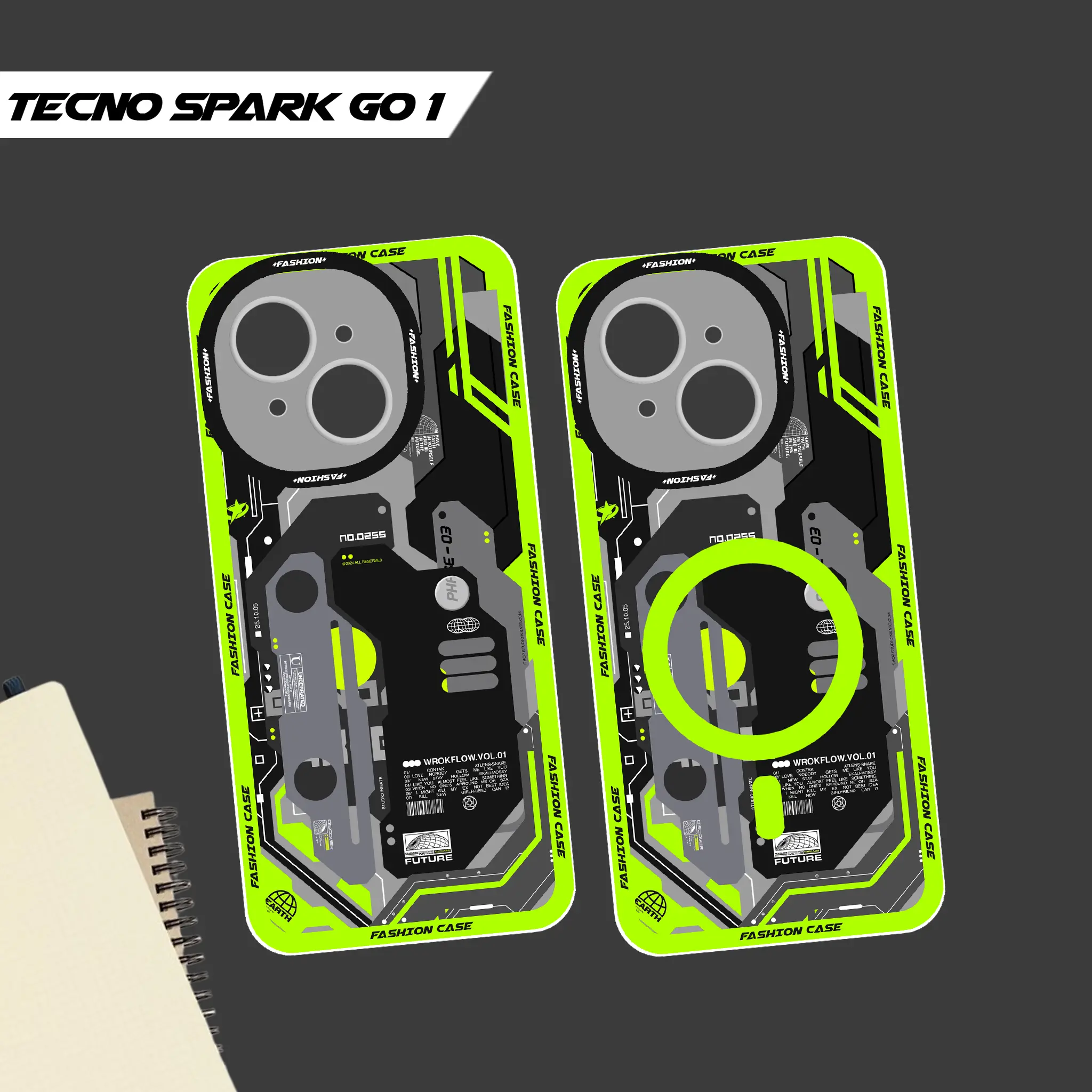 Softcase TECNO SPARK GO 1 Softcase Fashion Lentur Bahan karet Case Silikon Hp Casing Hp Pelindung Camera JSVR-79