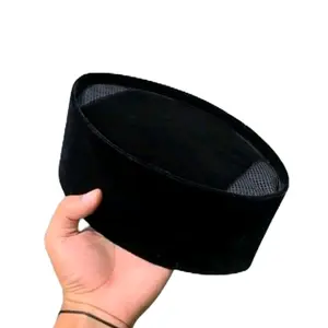 peci songkok kopiah muslim motif hitam polos ac untuk anak remaja dan dewasa Pria