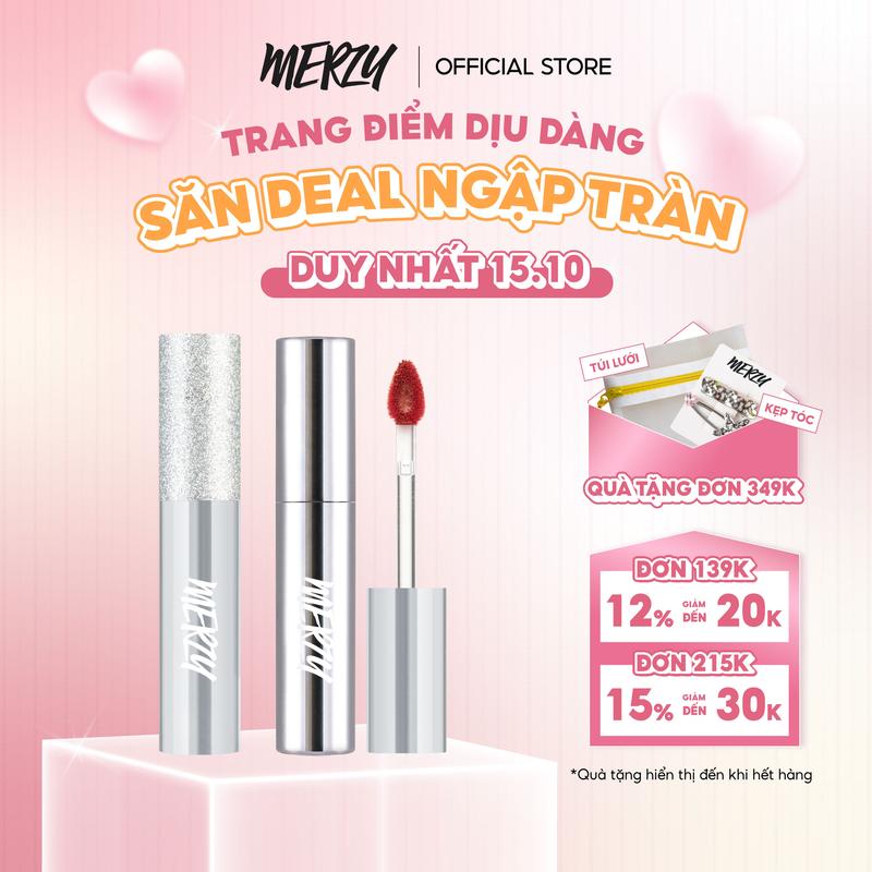 [LIVE] Son Kem Lì Merzy The Glam Mellow Tint 4g