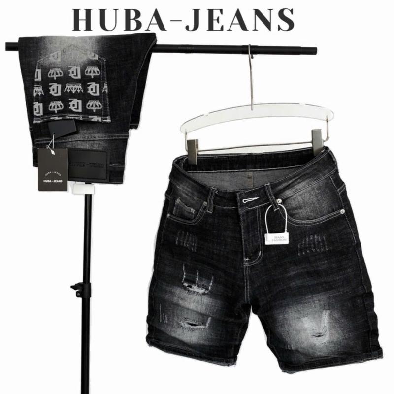  Quần jean nam XÁM rách thời trang Menswear Có Túi Pants Denim quầntàntật quần purple quần biker HUBA-JEANS 