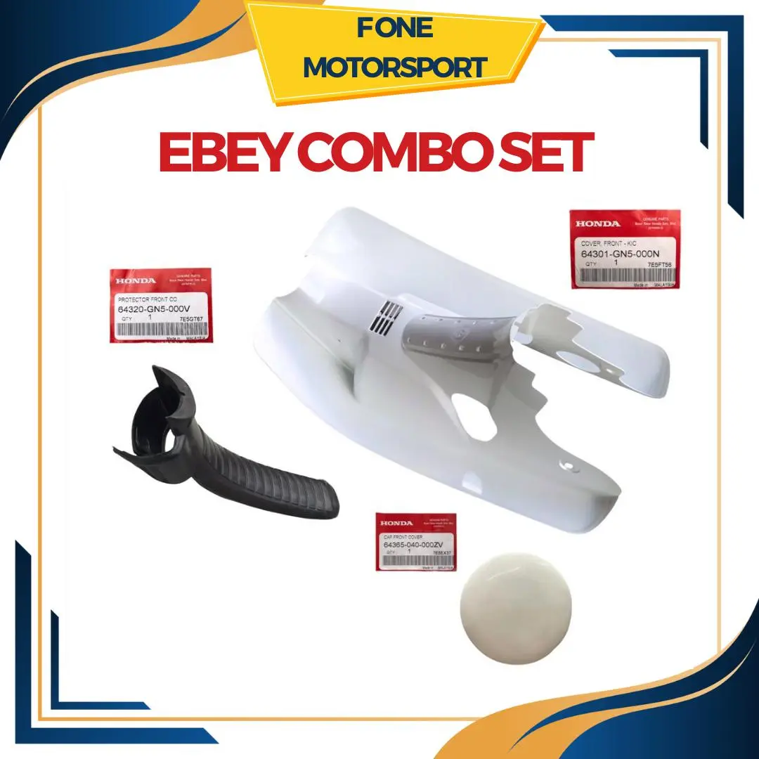 HONDA EBEY EX5 DREAM KICK SEBANG KEPOK PUTIH ORIGINAL E003