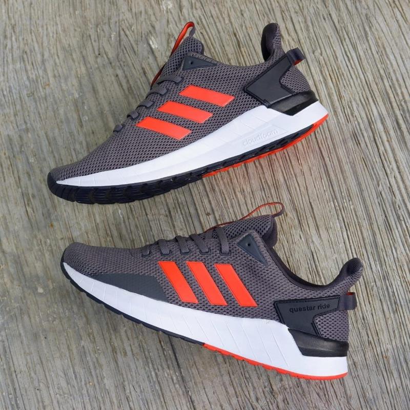 Product Introduction of Sepatu Running Questar Grey IN White - Sepatu Lari Pria & Wanita UNISEX - Outdoor 8