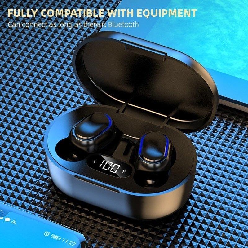 Product Introduction of Tai nghe Bluetooth E7S, tai nghe TWS LED không dây, Bluetooth , giảm tiếng ồn, tai nghe Hadphone, tai nghe âm thanh HIFI 9D, tai nghe nhét tai thể thao với MICPHONE 5