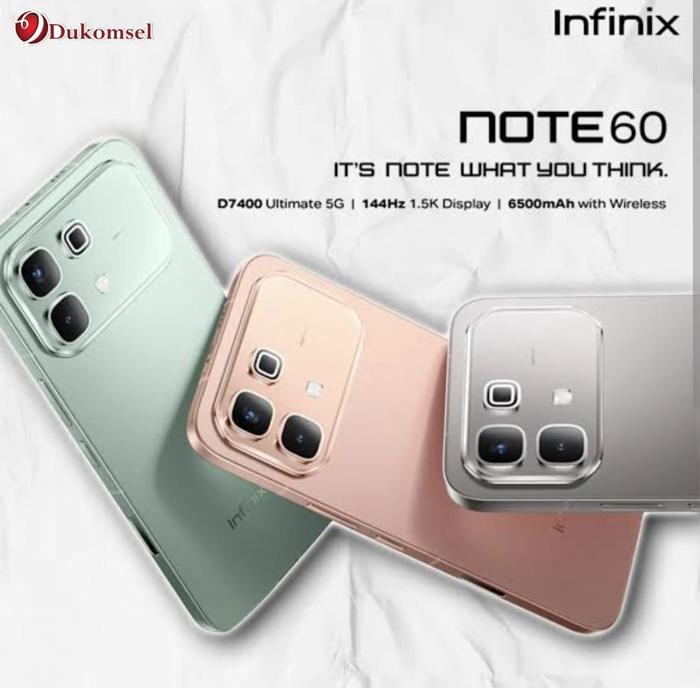 Jual INFINIX NOTE 60 5G 8GB+8GB/256GB GARANSI RESMI - BLUE - Kota ...