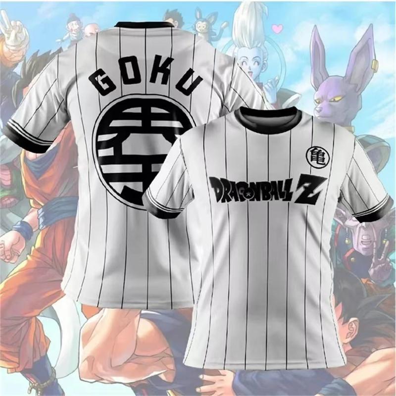 Product Introduction of Anime Dragon Ball Z Super Saiyan Goku Print Vintage T-Shirt For Men Polyester Streetwear Oversize Tshirt Top 2