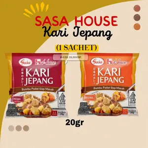 Sasa bumbu kari Jepang 20gr 1 sachet bumbu instan lengkap aneka rasa kualitas terjamin