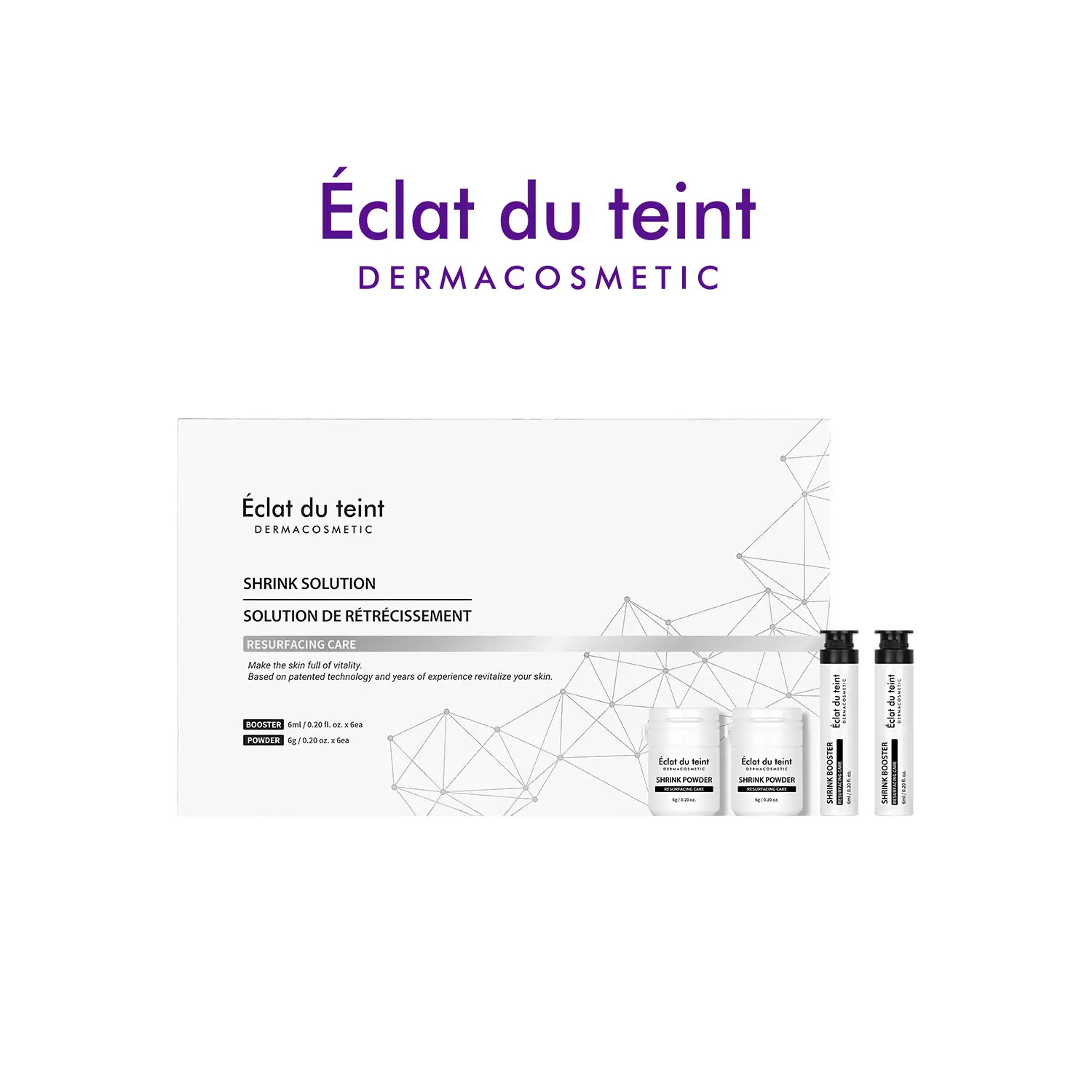 Éclat du teint SHRINK SOLUTION Water light enzyme therapy anti-wrinkle firming skin care，A038