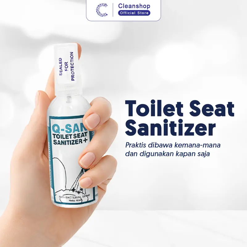 BUNDLING SPESIAL - Q-San Toilet Seat Sanitizer 40ml (2pcs) 1