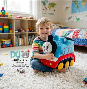 Boneka kereta Thomas Size L SNI 35 cm  Boneka kereta api Thomas hadiah kado Dolls