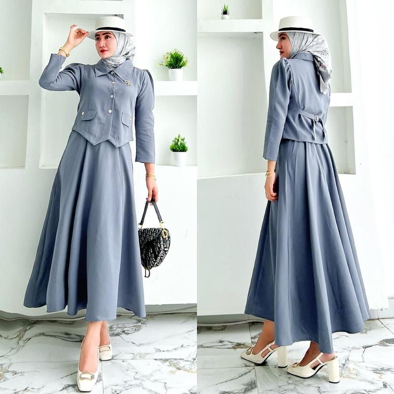 FANYA SET - SET BLAZER DAN ROK KOREAN STYLE by Ihdiiya 3
