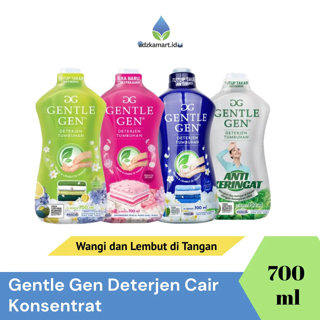 Gentle Gen Cair Botol 700ml (Deterjent Cair Konsentrat)