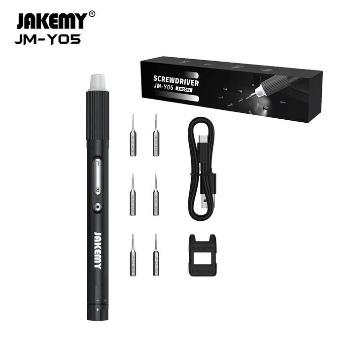 Gambar Jakemy JM-Y05 9 In 1 Obeng Listrik Double Dynamics Screwdriver Tipe-C dari House Sparepart Kab. Tangerang Tokopedia