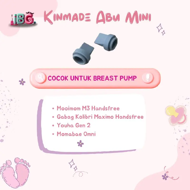 Kinmade Valve Warna Pink,  Hijau Tosca, Orange /Corong Pompa Asi 8