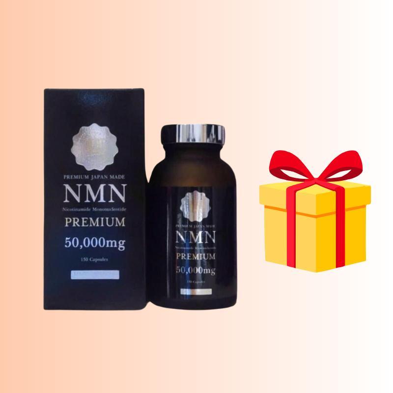  H70_ KÈM QUÀ  Viên Uống NMN Premium 50000mg Nhật Bản Premium Japan Made Hộp 150 Viên  H70  