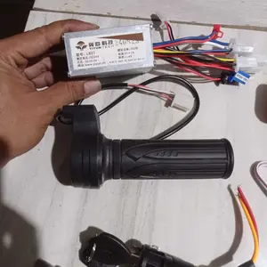 Handle gas sepeda listrik scooter electric e-scooter skuter elektrik motor listrik universal 12v 24v 36v 48v 60v 64v 72v throttle kabel gas tali gas grip gas handgrip berkualitas sparepart part e-bike