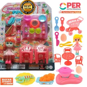 [BISA COD] MAINAN ANAK MASAK-MASAKAN MEJA SET BERLABEL SNI