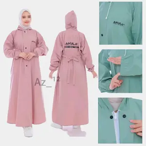 AKULA - JAS HUJAN MODEL GAMIS SYAR'I WATERPROOF ANTI REMBES DIJAMIN ORIGINAL