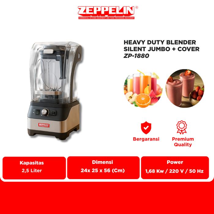 Gambar Zeppelin Heavy Duty Blender Silent Jumbo + Cover - Packing Kayu dari Zeppelin Commercial Kitchen Equipment Kota Administrasi Jakarta Barat Tokopedia