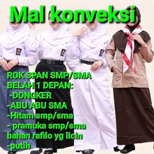 ROK SPAN BELAH 1 BAHAN KATUN AMERICA DRILL UNION tebal.dingin.lmbut