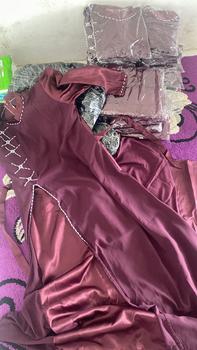 Product Review of Batiknurfashion.(COD) Nadia dress mewah kondangan // bridesmaid// Gaun mewah// baju kondangan wanita 2024 // Bajukondangan mewah dan elegan// ootd// baju kondangan warna burgundy // Ootd berhijab //bridesmaid dress  Gamis  Pesta Wanita from n**a 0