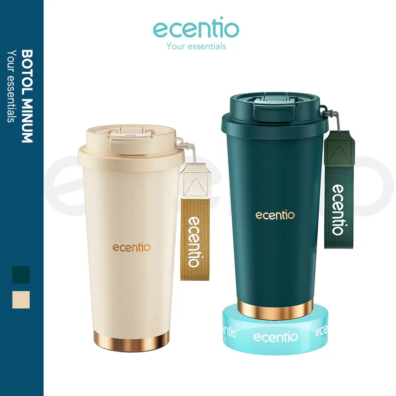 【Tahan dingin 25 jam】【SUS 316】【K】ecentio tumbler minum premium tahan dingin 24 jam botol stainless 316 portable tumblr 530ml Vacuum 1