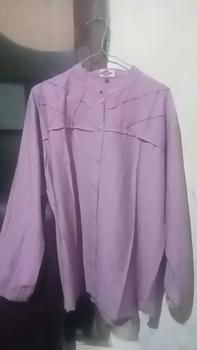 Product Review of ROSELLA BLOUSE POLO LINEN . baju Atasan Santai from 👻**👻 1