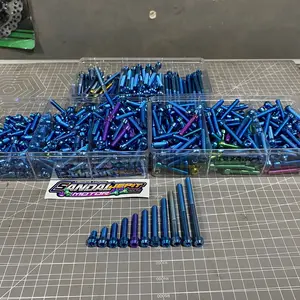 ￼BAUT TITANIUM M6 M 6 PANJANG 15 20 25 30 35 40 45 50 60 70 80 BAUT TITANIUM M6 DRAT 10 PANJANG 1CM 1,5CM 2CM 2,5CM 3CM 3,5CM 4CM 4,5CM 5CM 6CM 7CM 8CM BAUT TITANIU ORIGINAL GR5 M6 DRAT 10x10 10x20 10x25 10x30 10x40 10x50 10x60 10x70 10x80 10x35 10x45