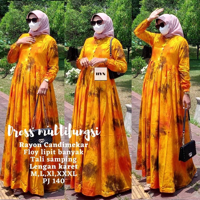 Product Introduction of Gamis Twill Terbaru Gamis Syari Gamis Twill Candimekar Ori By Haynabatik Bunga Cantik Dress Rayon Nyaman Kain Kancing Karet Muslim 20