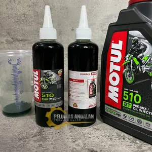 Oli Samping 2 Tak Motul 510 2T Repack - Kemasan 250 ml Original Asli Oil Mesin Kendaraan Motorcycle