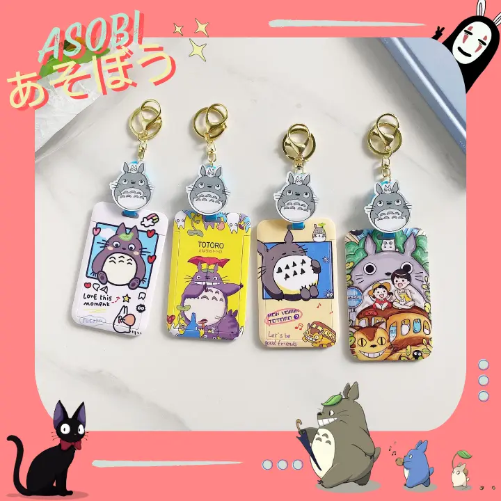ASOBI CARD HOLDER ID / NAME TAG / ID CARD GHIBLI TOTORO VIRAL BISA DITARIK