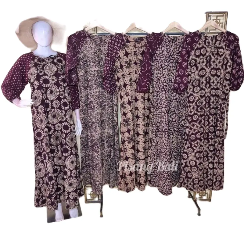 KODE C SECKDRESS LD 110 BATIK PEKALONGAN ASLI 0