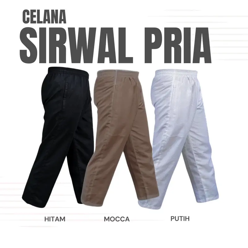 100 ribu dapat 3 Celana Sirwal Muslim Pria Dewasa 5