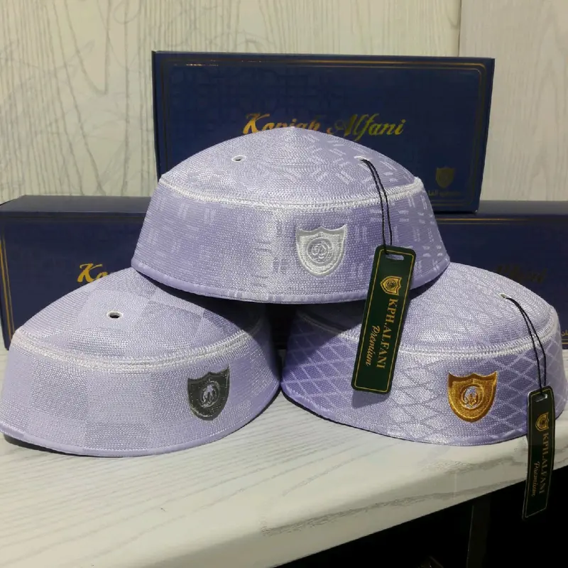 KOPIAH MALAYSIA ORI A5 AL FANI MOTIF PAGAR TERBARU TERMURAH TERLARIS Peci Pria Putih 4