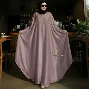 MARRIZ - KAFTAN ELENA MANIK MANIK RONCE FULL PAYET MEWAH KAFTAN LEBARAN KAFTAN KONDANGAN WANITA DEWASA REMAJA SATIN LIQUID PREMIUMM