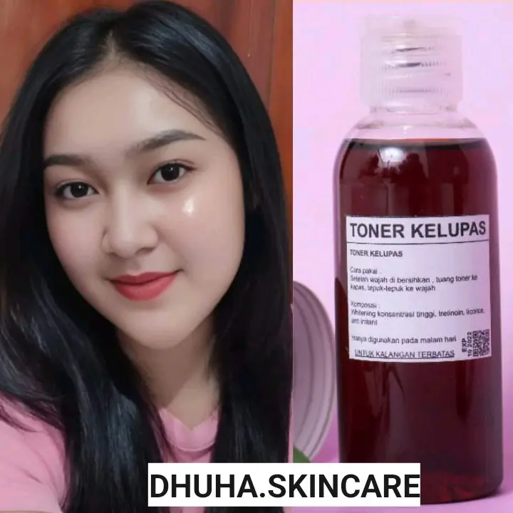 TONER KELUPAS 60 ML/ TONER AHA/ TONER FLEK BEKAS JERAWAT/ TONER MENCERAHKAN/TONER BPOM 1