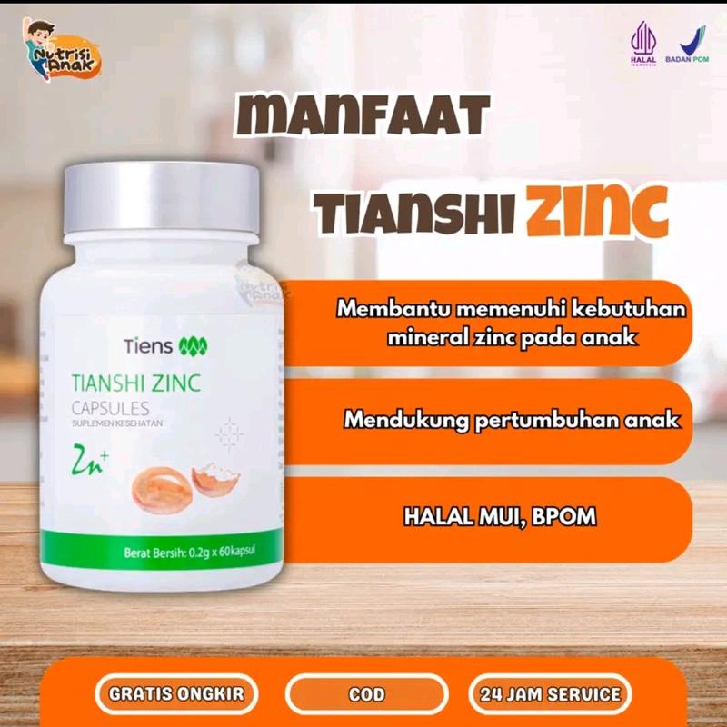 Tiens Zinc Lactate Nutrisi Zat Besi Untuk Anak Dan Dewasa Nutrisi Untuk Anak Solusi GTM Membantu Kecerdasan Anak vitamin penambah d3 k2 2
