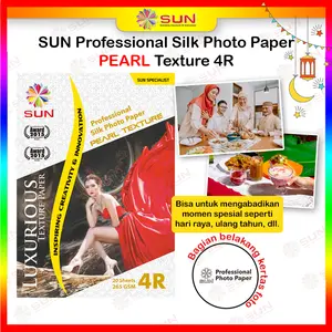 Kertas Foto - SUN Professional Silk / Glossy Photo Paper 265 gsm 4R