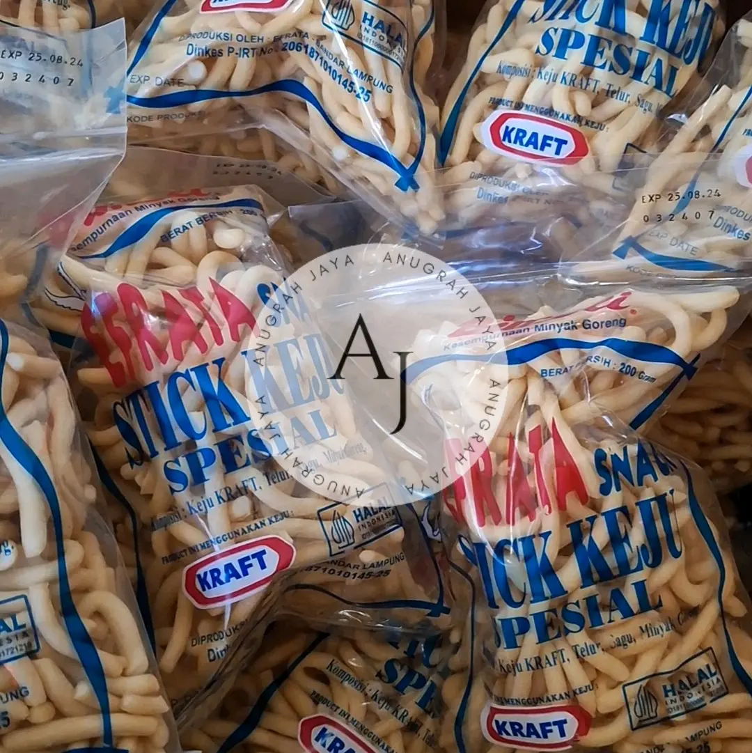 Stik Keju Cheese Stick Efrata Cistik Enak Sehat Halal Kraft Cheddar Bimoli Camilan Keripik Asin Snack Crispy Food