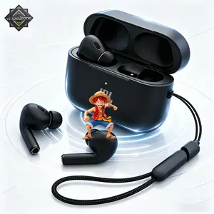 KY X55 Earphone Tidur Suara Stereo Level HiFi, Tahan Air iPX5, Mikrofon Internal, ENC Noise Reduction Layar Digital Cerdas Kontrol Sentuh untuk iPhone dan Android