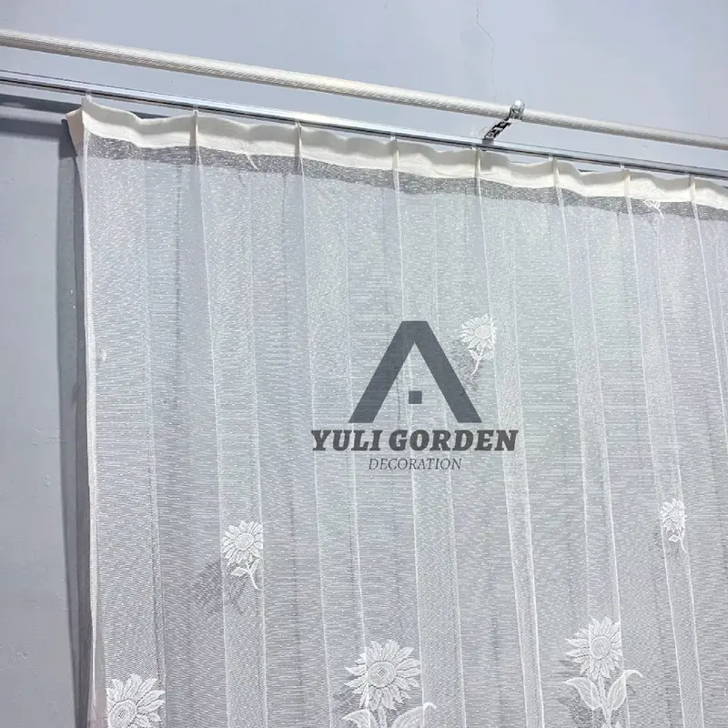 DALAMANVITRASE GORDEN POLOS CANTOLAN PLISKET HORDENG JENDELA PINTU KAMAR BUNGA PUTIH BESI TIRAI GORDENG PUTIH TRANSPARAN GORDENG JENDELA GORDENG PINTU 5