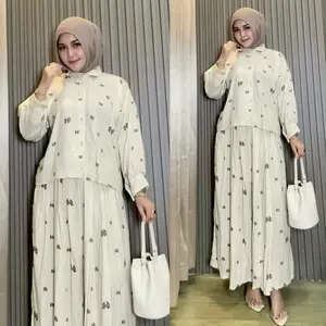 NS - KALEA SET RAYON (KULOT LEBAR) | ONE SET RAYON MOTIF WANITA