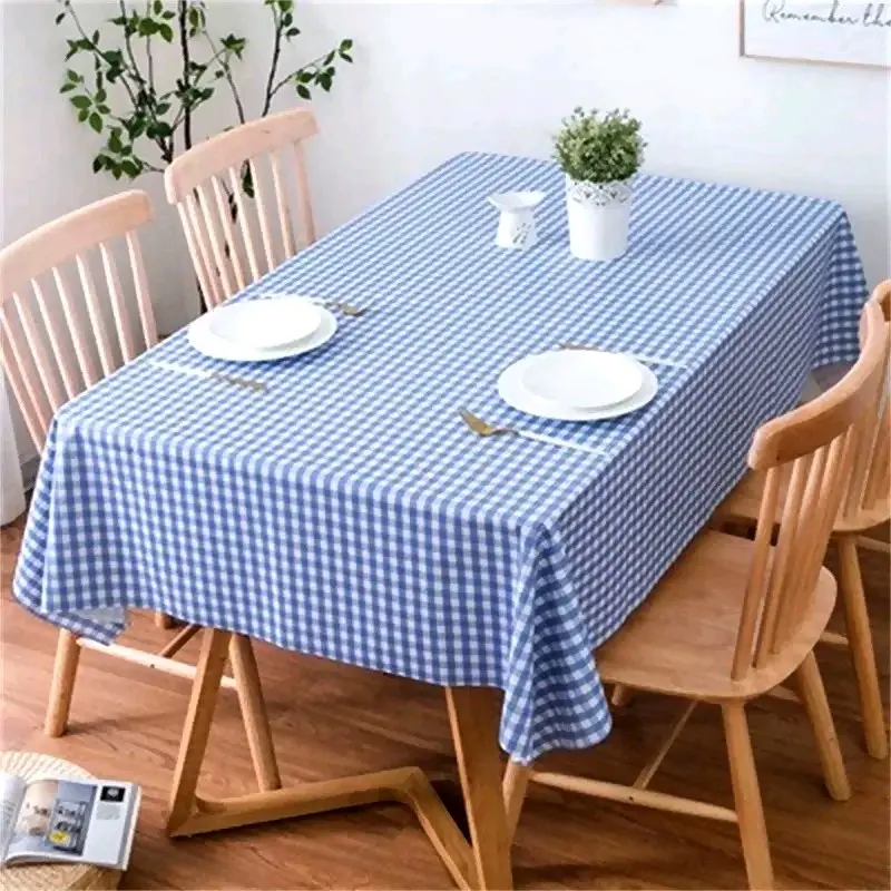 Taplak Meja Makan 150x200Anti Air Premium Kotak Kotak