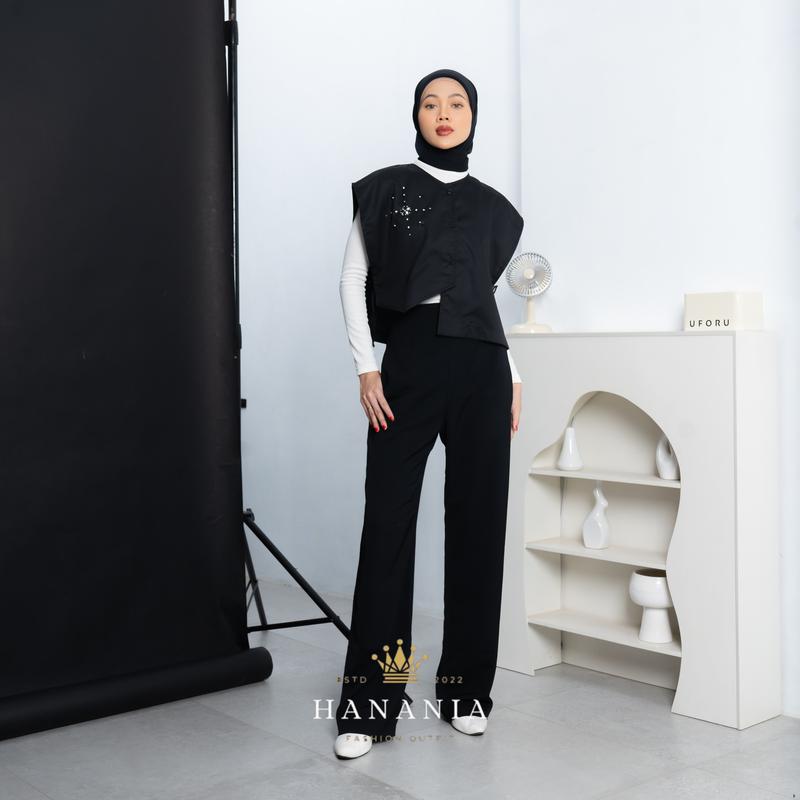 Alexa premium vest wanita korean style with payet 5