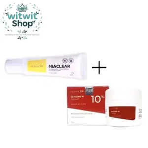 Bundling Niaclear 4% 15 gram + Glycore 10% - Mengatasi Masalah Jerawat dan Mencerahkan Kulit