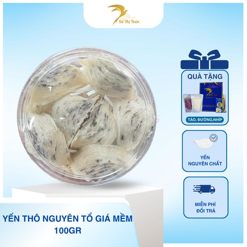 [TTMS-KHO DTT] Tổ yến thô nguyên tổ giá mềm- Tặng táo đỏ, đường phèn, nhíp nhặt lông yến, túi giấy- Kho yến Đỗ Thị Toán